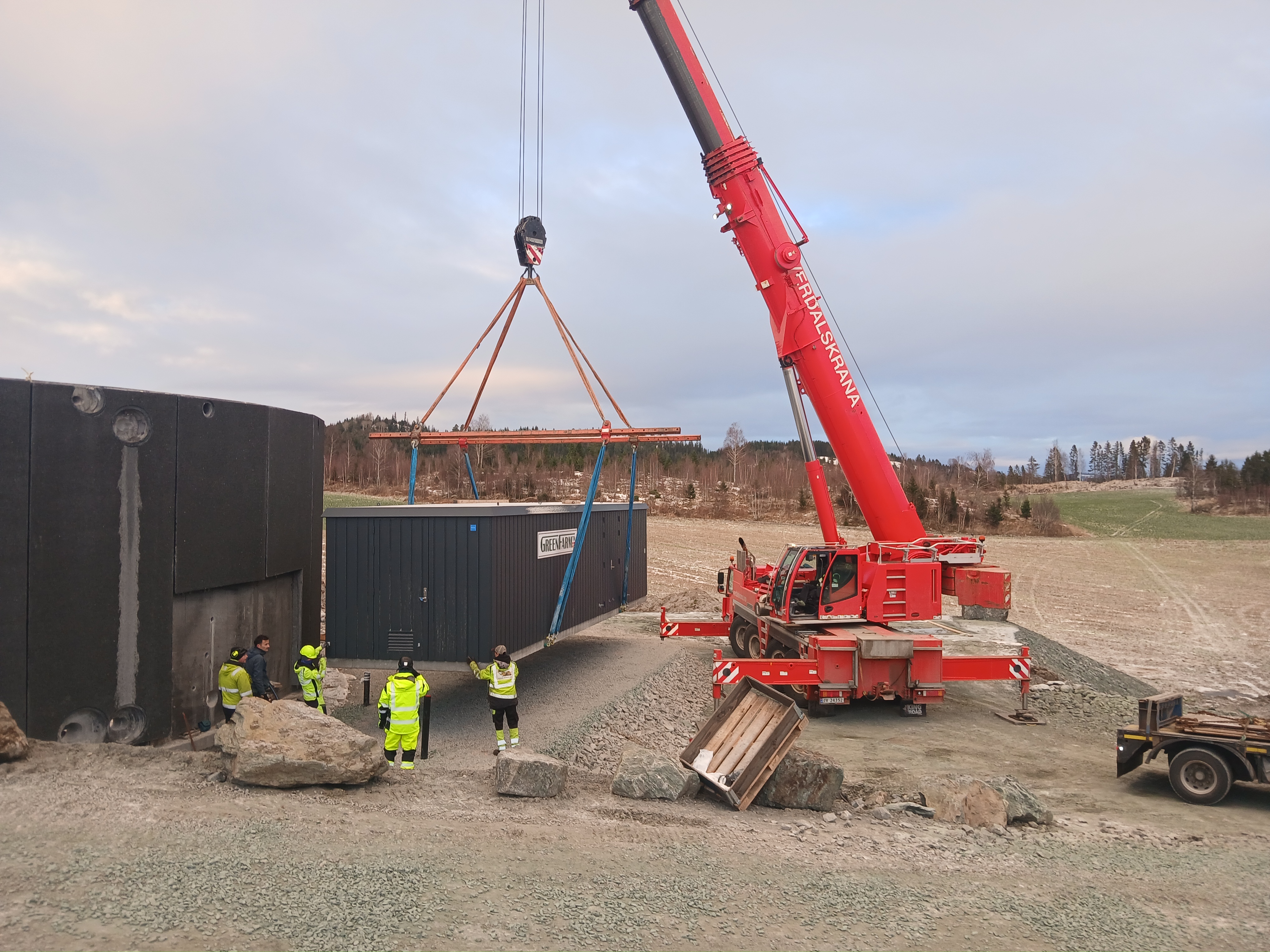 GreenFarm anlæg i Norge hos Atle Næss