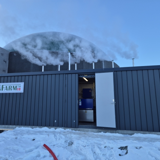 Atle Næss biogasanlæg fra GreenFarm